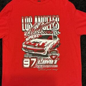 Los Angeles Racing Graphic Tee - Red
